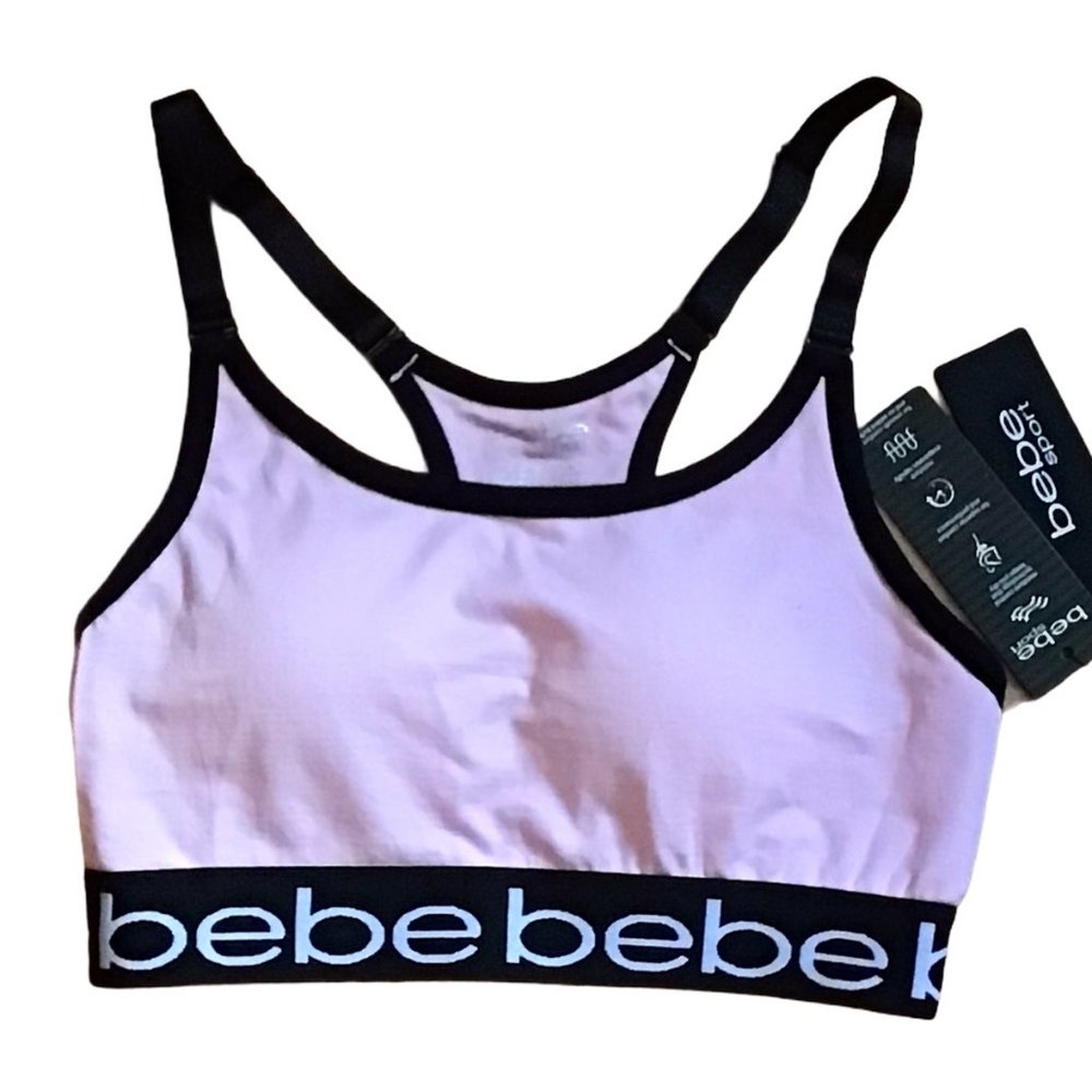 NWT - Bebe Sport Contrast Strap Seamless (Size: M) - Picture 1 of 3